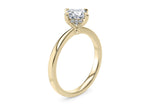 Starlight Compass Solitaire Yellow Gold 18k Princess Engagement Ring