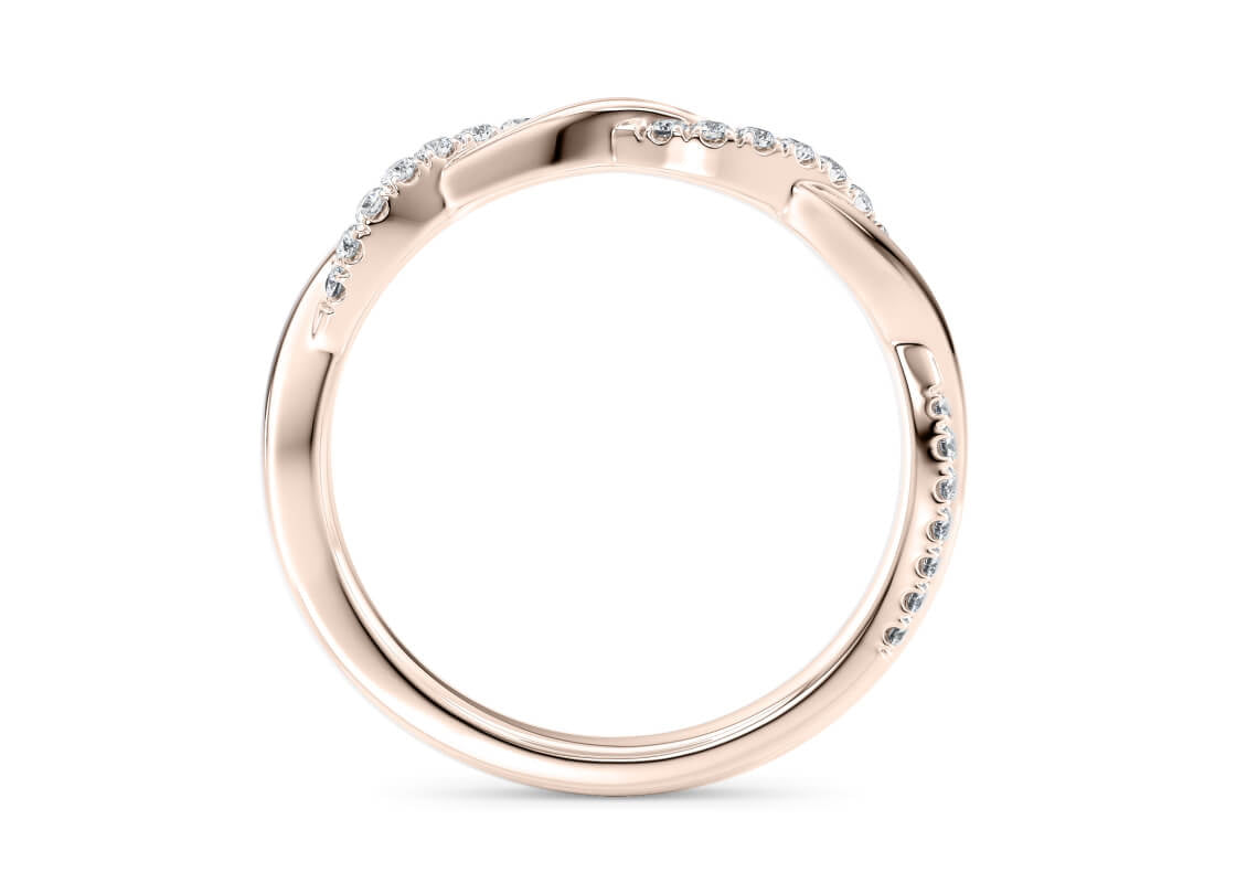Pirouette Rose Gold 18k Eternity Ring