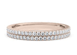 Grandessa Rose Gold 18k Full Set Eternity Ring