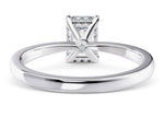 Starlight Solitaire Platinum Emerald Engagement Ring