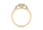 Hampstead Halo Yellow Gold 18k Marquise Engagement Ring
