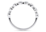 Idyll Half White Gold 18k Eternity Ring