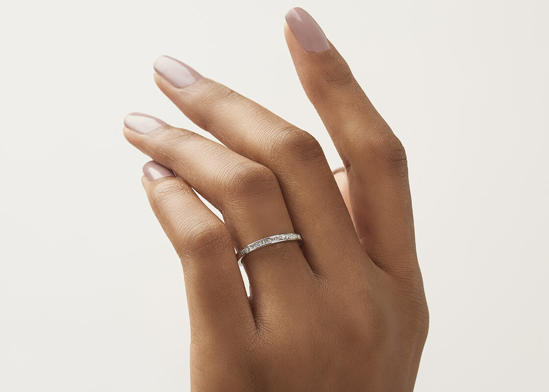 Aurora Yellow Gold 18k Full Set Eternity Ring