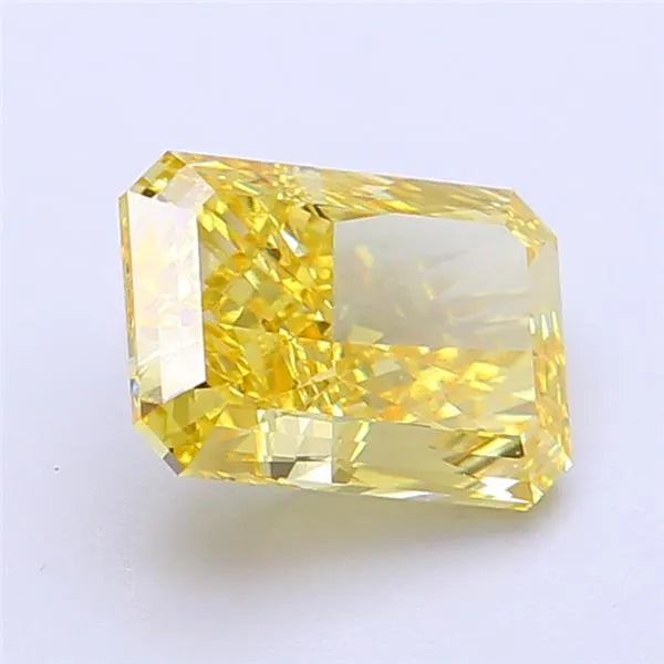 2.31ct Radiant Lab Grown Diamond (Colour Fancy Intense Yellow, Clarity VVS2, IGI Certified)