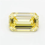 2.53ct Emerald Lab Grown Diamond (Colour Fancy Intense Yellow, Clarity VS2, IGI Certified)