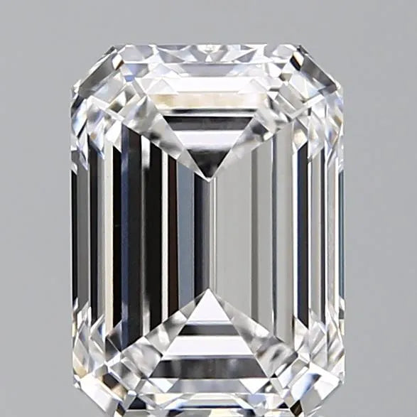 2.58ct Emerald Lab Grown Diamond (Colour D, Clarity VVS2, IGI Certified)
