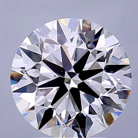 2.62ct Round Lab Grown Diamond (Colour D, Clarity VVS1, Cut EX, IGI Certified)
