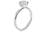 Zeta Solitaire Platinum Round Engagement Ring