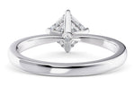 Starlight Compass Solitaire Platinum Asscher Engagement Ring