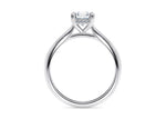 Hope Solitaire Platinum Asscher Engagement Ring