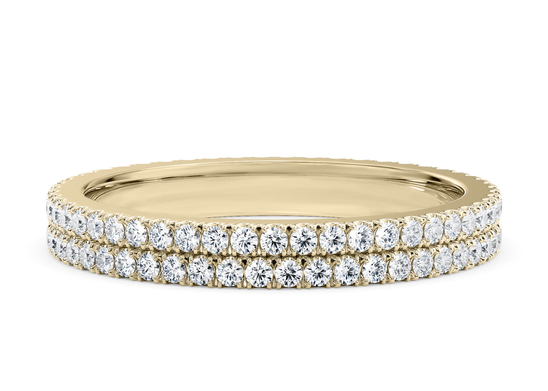 Grandessa Yellow Gold 18k Full Set Eternity Ring