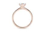 Delicacy Vintage Rose Gold 18k Marquise Engagement Ring