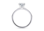 1477 Classic Solitaire Platinum Heart Engagement Ring