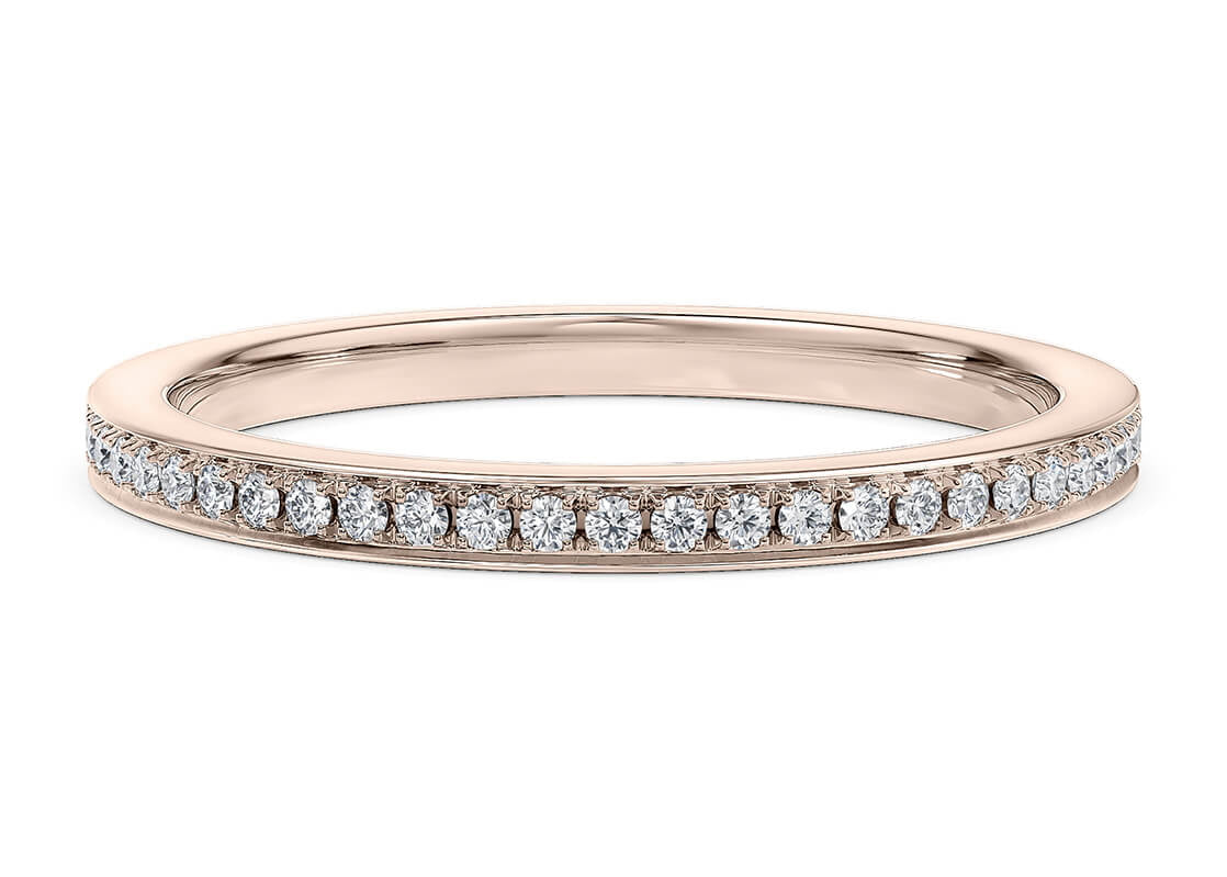 Paragon Lab Grown Rose Gold 18k Full Set Eternity Ring