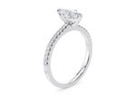 Aria Diamond Band White Gold 18k Marquise Engagement Ring