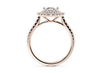 Berkeley Halo Rose Gold 18k Marquise Engagement Ring