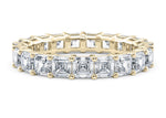 Regent Asscher Full Set Yellow Gold 18k Natural Eternity Ring