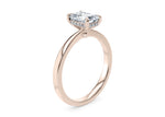 Starlight Solitaire Rose Gold 18k Emerald Engagement Ring