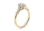Jasmine Vintage Yellow Gold 18k Pear Engagement Ring