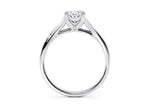 Hanover Solitaire White Gold 18k Oval Engagement Ring