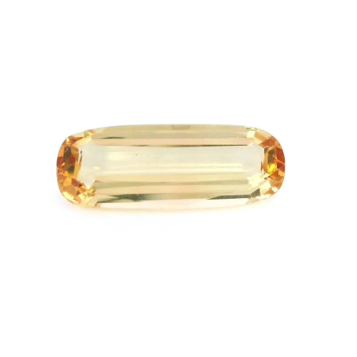 3.39ct Cushion Natural Topaz (Colour Orange, Clarity Eye Clean, Cut Faceted)