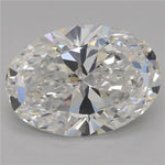 3.55ct Oval Lab Grown Diamond (Colour D, Clarity VVS2, IGI Certified)