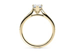 Victoria Diamond Band Yellow Gold 18k Pear Engagement Ring