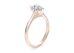 Iris Solitaire Rose Gold 18k Pear Engagement Ring