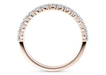Akinia Rose Gold 18k Full Set Natural Eternity Ring