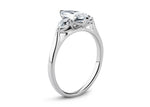 Barcelona Trilogy Platinum Marquise Engagement Ring