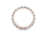 Regent Asscher Full Set Rose Gold 18k Natural Eternity Ring