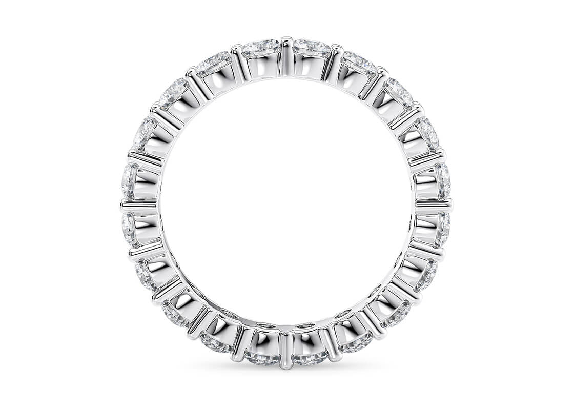 Mayfair Full Set White Gold 18k Natural Eternity Ring