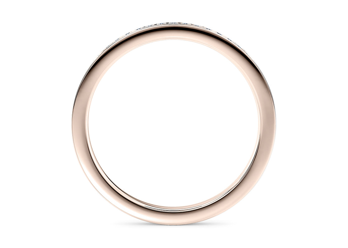 Paragon Lab Grown Rose Gold 18k Full Set Eternity Ring