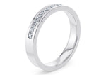 Allya White Gold 18k Half Set Eternity Ring
