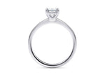 1477 Classic Solitaire Platinum Emerald Engagement Ring