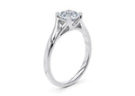 Hanover Solitaire White Gold 18k Asscher Engagement Ring