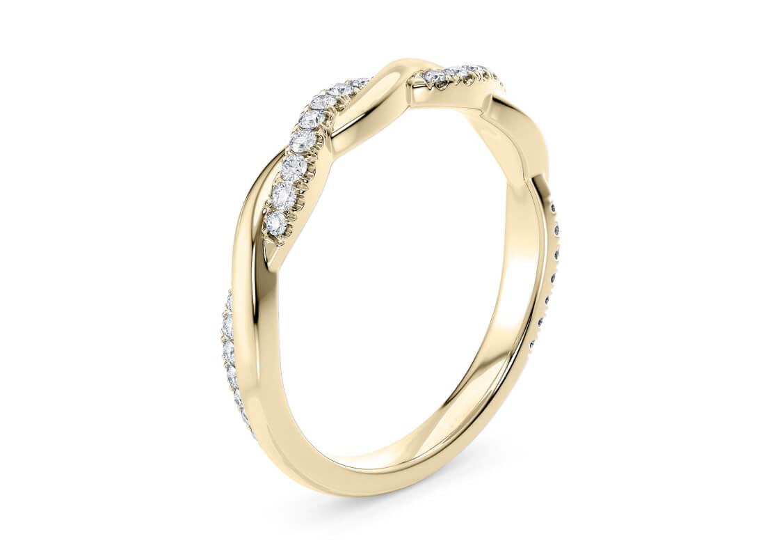 Pirouette Yellow Gold 18k Eternity Ring