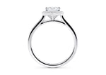 Minerva Halo Platinum Pear Engagement Ring