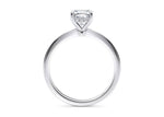 Starlight Solitaire Platinum Cushion Engagement Ring