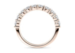 Mayfair Half Set Rose Gold 18k Natural Eternity Ring
