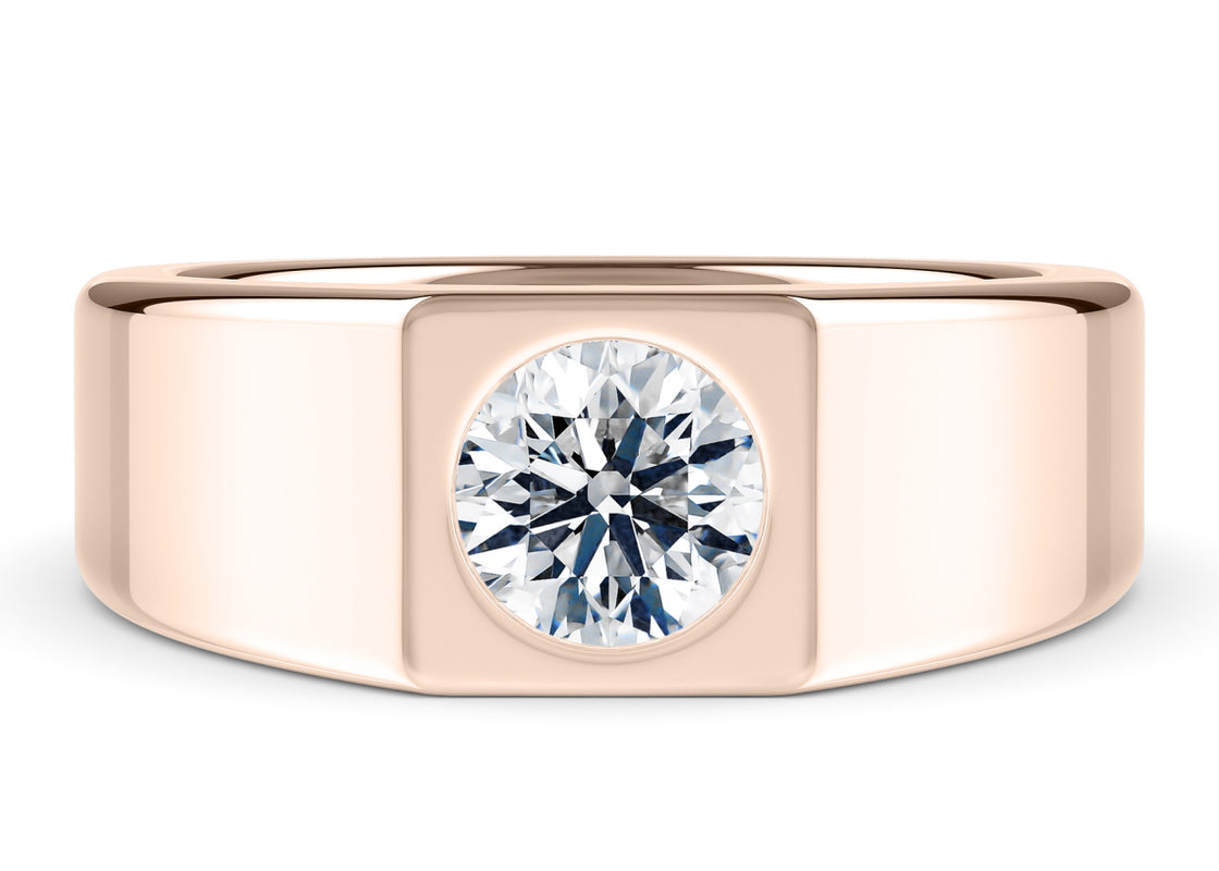 Morgan Rose Gold 18k Wedding Band