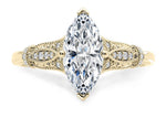 Jasmine Vintage Yellow Gold 18k Marquise Engagement Ring