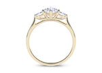 Barcelona Trilogy Yellow Gold 18k Marquise Engagement Ring