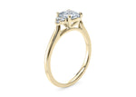 Rosa Vintage Yellow Gold 18k Cushion Engagement Ring