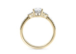 Gaia Vintage Yellow Gold 18k Pear Engagement Ring