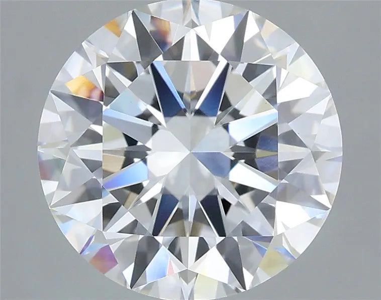 4.08ct Round Lab Grown Diamond (Colour E, Clarity VVS2, Cut EX, WISE Certified)