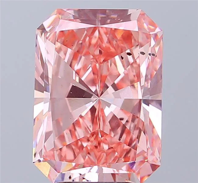 4.53ct Radiant Lab Grown Diamond (Colour Fancy Vivid Pink, Clarity SI1, IGI Certified)
