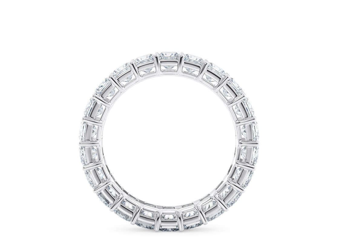 Regent Princess Full Set White Gold 18k Natural Eternity Ring