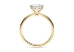Starlight Compass Solitaire Yellow Gold 18k Round Engagement Ring