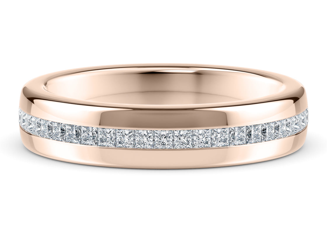 Zeus Rose Gold 18k Wedding Band
